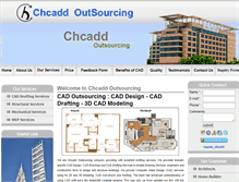 Tablet Screenshot of chcaddoutsourcing.com